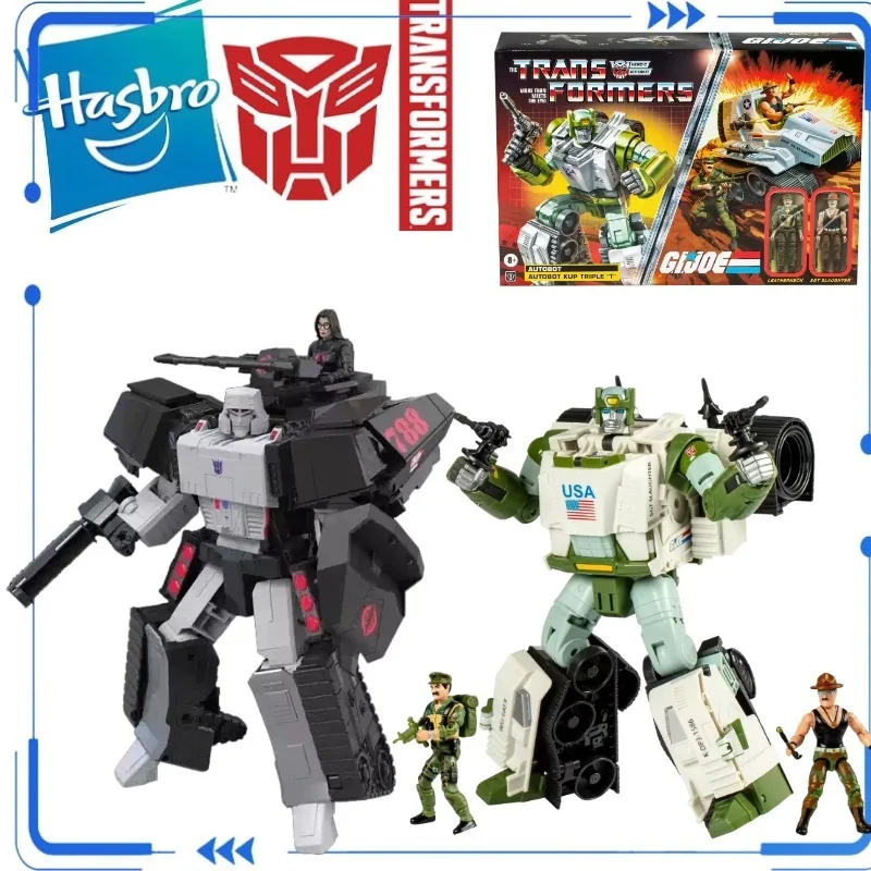 

Genuine Hasbro Transformers X G.I. Joe Crossover Megatron H.I.S.S. Tank with Baroness Set Collectible Model Ornaments in Stock