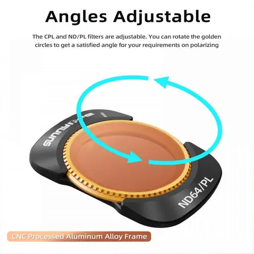 Imagen 2 del producto Nuevo juego de filtros de lente de cámara para DJI Osmo Pocket 3 ND8/16/32/64 /PL/Filtro de lente UV para accesorios de bolsillo 3