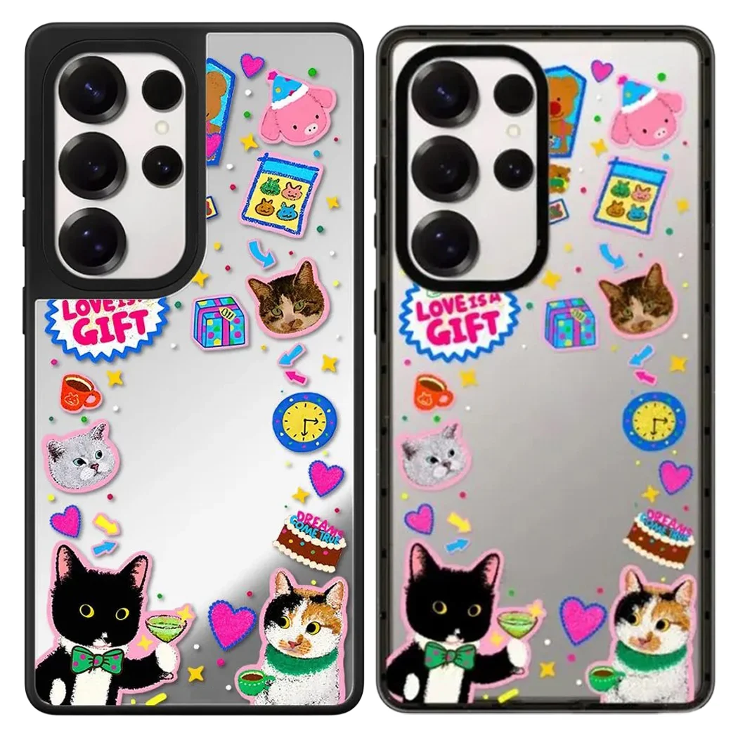 

6031313 Mirror / Acrylic Magnetic Case: Compatible with Samsung Galaxy S23 U S24U S25 S26 Ultra S25+ S26 Plus Shell