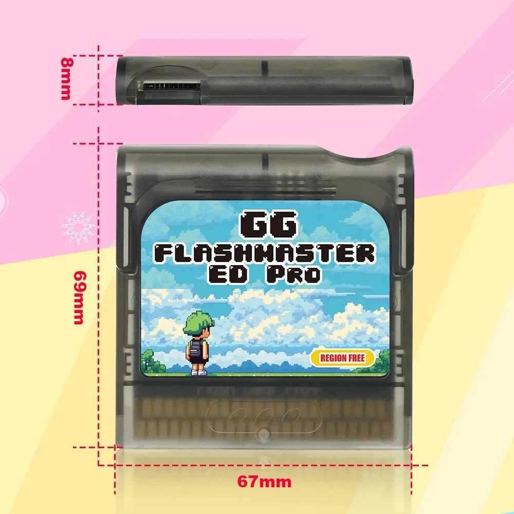 Carte de jeu GG FlashMaster 900 en 1, pour SEGA Game Gear, cartouche GG avec carte GB TF