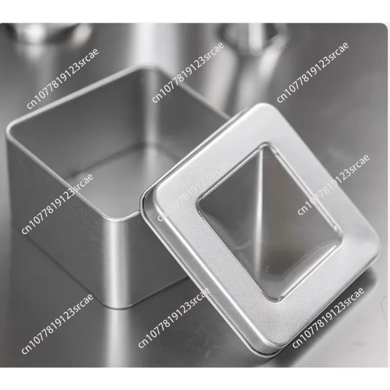 Tiramisu Packaging Iron Box Mousse Cake Box Tinplate Can Dessert Packaging/10pcs