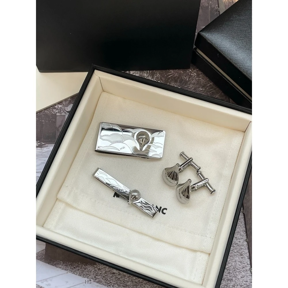 

Набор мужских аксессуаров серии Hot Air Balloon — зажим для галстука + запонки + зажим для кошелька | Формальный/подарок на вечеринку