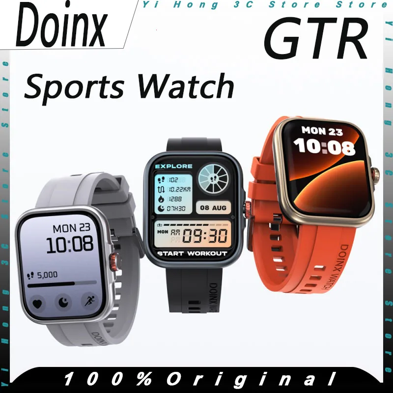 

Doinx GTR Smart Watch GPS Swimming Running Record Multifunctional Waterproof Health Monitor Custom Outdoor Sport Smart Bracelet