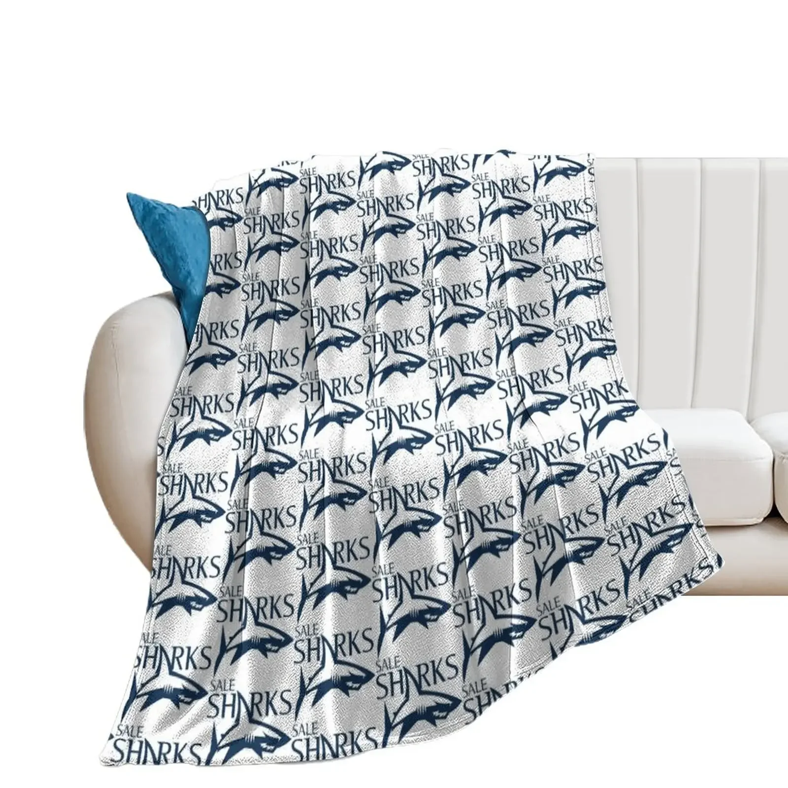 

Sale Sharks Icon Throw Blanket christmas gifts Sofas Blankets