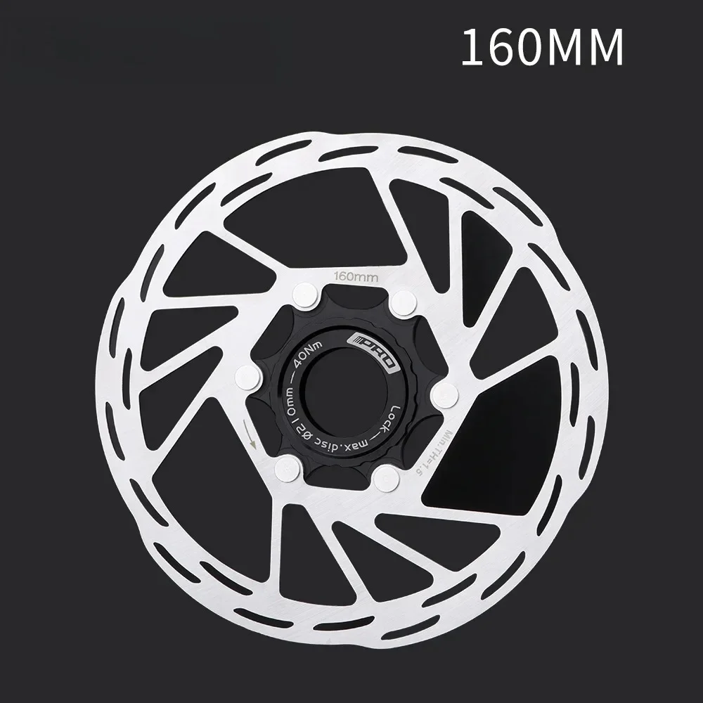 Discos de Freno Centerlock de 160 mm para Bicicleta de Montaña y Carretera, Rotor de Freno de Disco con Bloqueo Central, Discos de Freno Hidráulicos