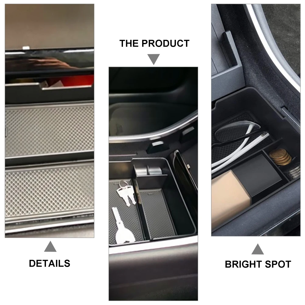 

Car Center Console Storage Box Large Capacity Plastic ganizers For Smartphone Wallet Keeps Tidy Vehicle Accessories Container
