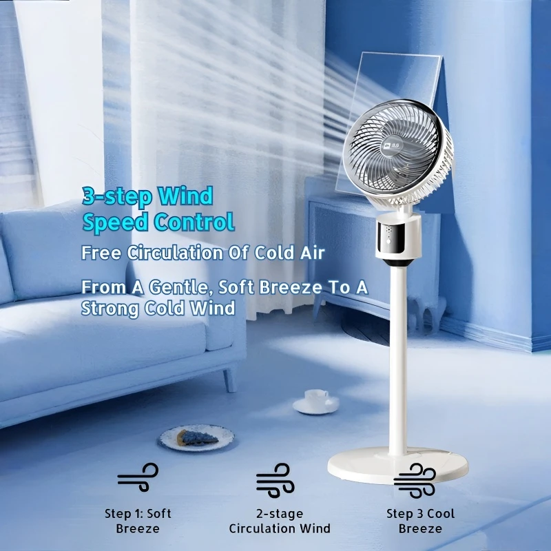 

Air Circulation Fan Super Silent Usb Floor Fan Remote Control Home Bedroom Silent Small Vertical Floor Fan Desktop Fan