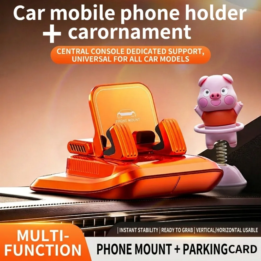 Lcars Multifunctional Car Phone Holder, No Need to Install on the Dashboard, Secures in Seconds, Anti-Slip and Won'T Fall Off, Can Rotate 360 Degrees ° Rotating Navigation Stand