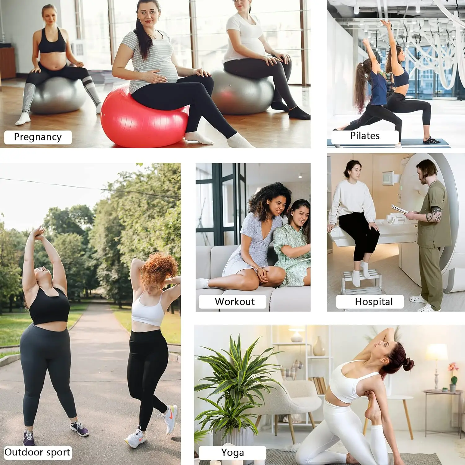 3 Pairs Women Non-slip Yoga Socks Mid-tube Breathable Pilates Sports Sock Ladies Cotton Fitness Dance Ballet Indoor Floor Socks