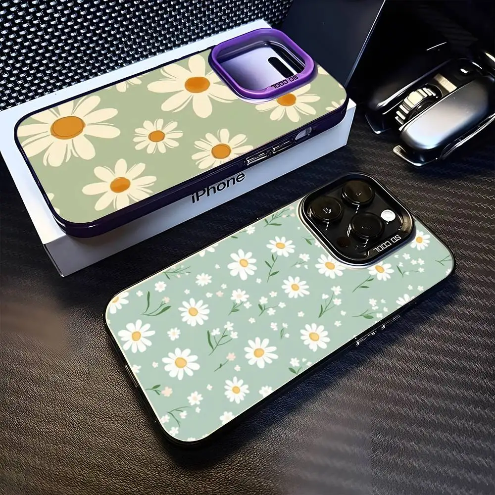 

Common Daisy Phone Case For iPhone 16,15,14,13,12,11,Mini,Pro,MAX Purple Matte Shockproof Cover