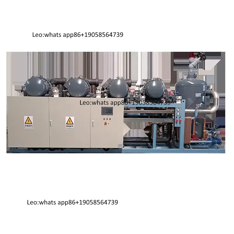 Refrigeration Condensing Unit Screw Refrigerator Full Automatic Control For Cold