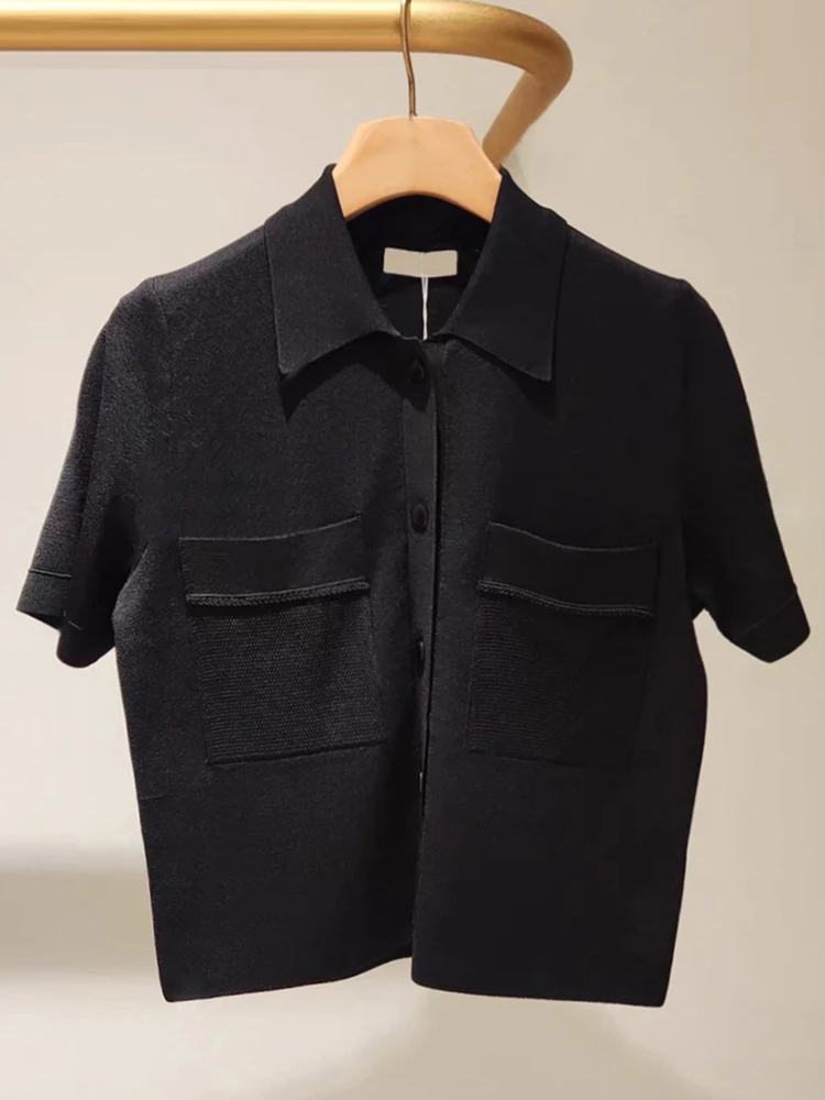 S Home Nan You Cardigan aperto lavorato a maglia casual estivo da donna di fascia alta Top versatile Sli Commute Sle ort Sve