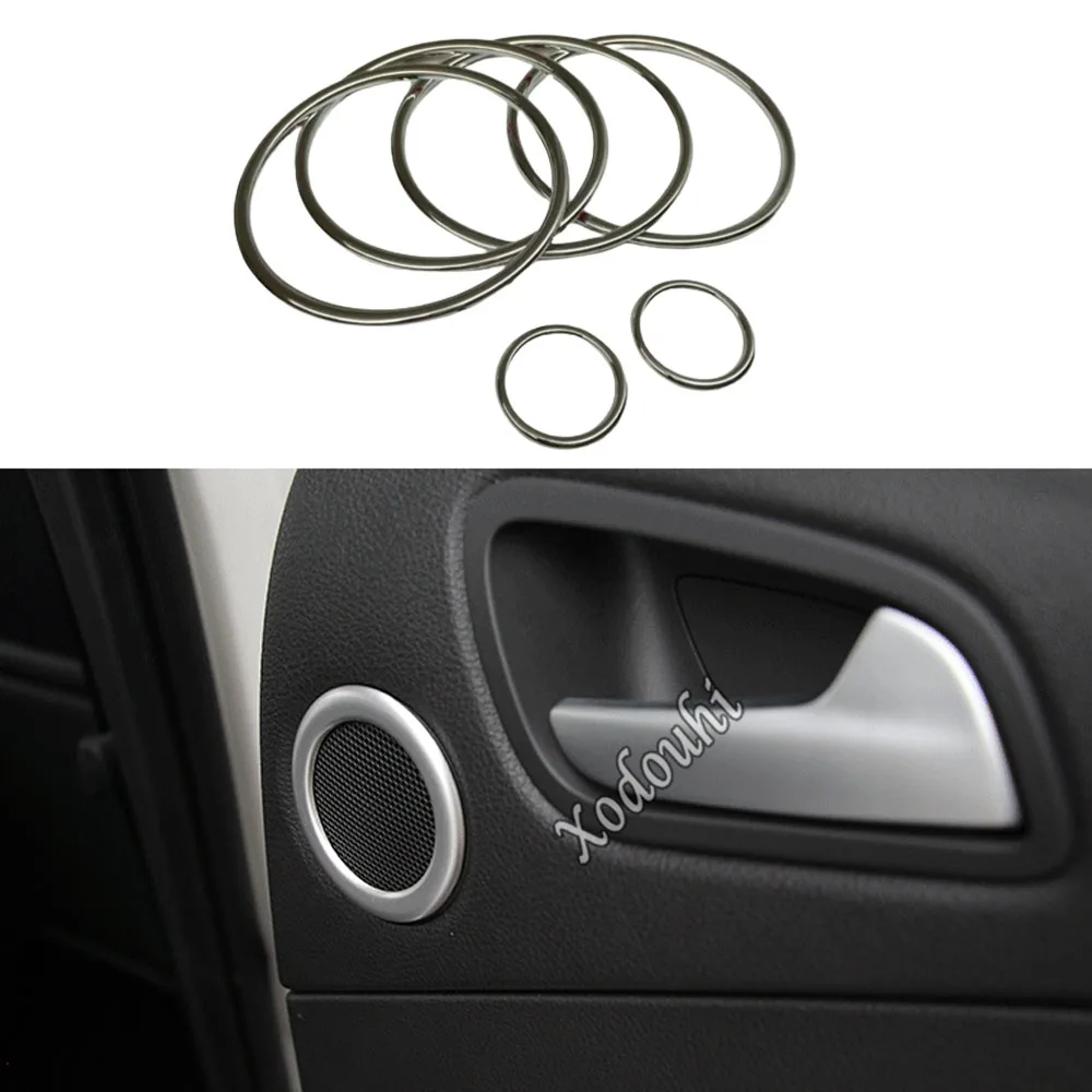 

For Ford Kuga Escape 2013 2014 2015 2016 2017 2018 2019 2020 Car Door Trim Stereo Circle Audio Speak Frame Ring Vent Kits Stick