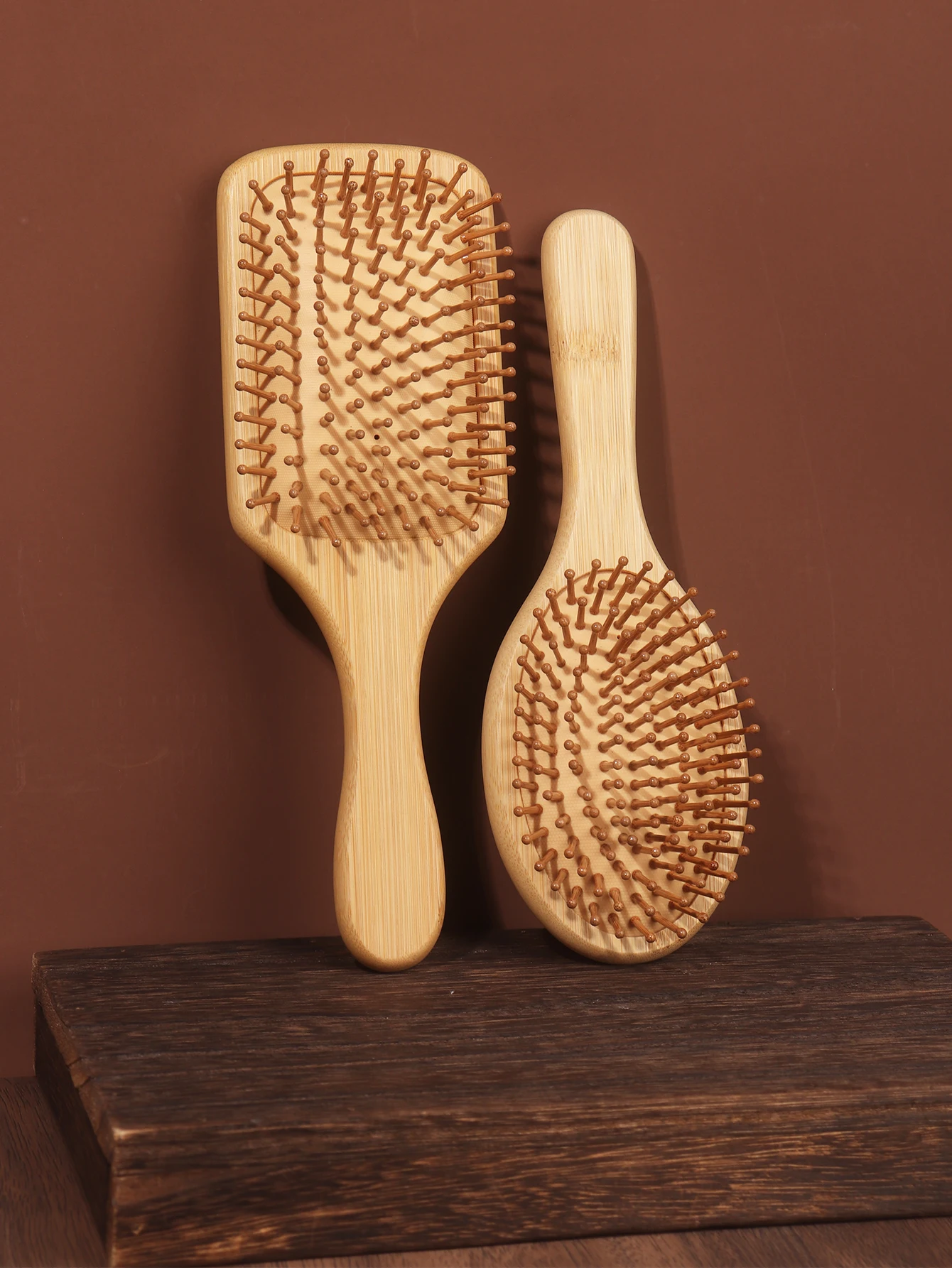 Wooden Hair Brush Professional Air Cushion Comb Scalp Massage Hair Brush For All Hair Types