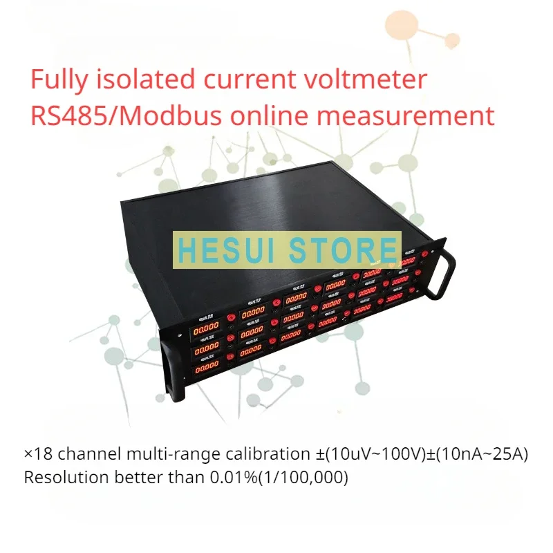 

18-channel low power analyzer high precision digital display multiple DC voltages