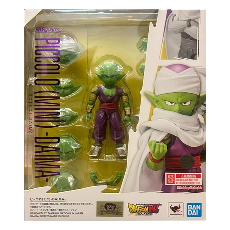 Bandai S.H.Figuarts Piccolo Mini Daima 10Cm Dragon Ball Daima Anime Original Action Figure Model Toy Birthday Gift Collection