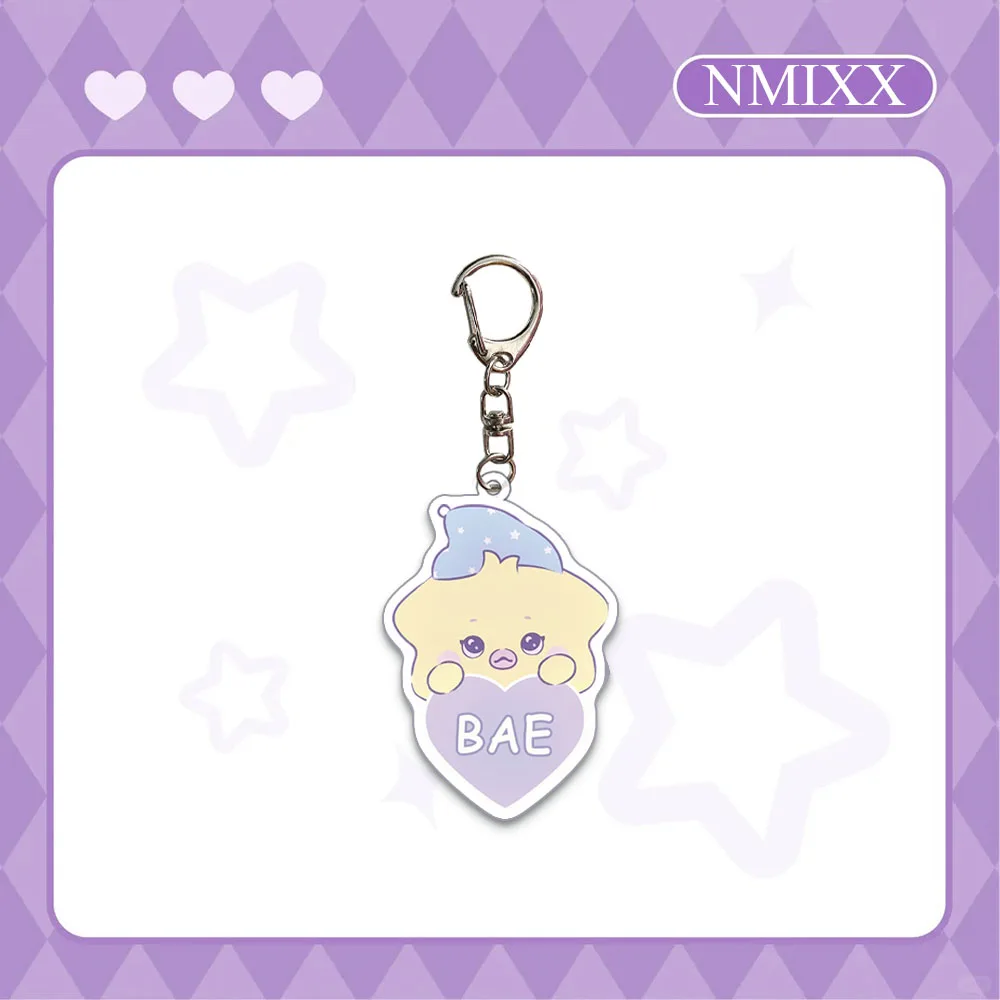 1/6 قطعة Kpop NMIXX شخصية كرتونية أكريليك كيرينغ باي هايوون سوليون جيوو اسم العلامة المفاتيح المشجعين حقيبة الظهر مفتاح الملحقات
