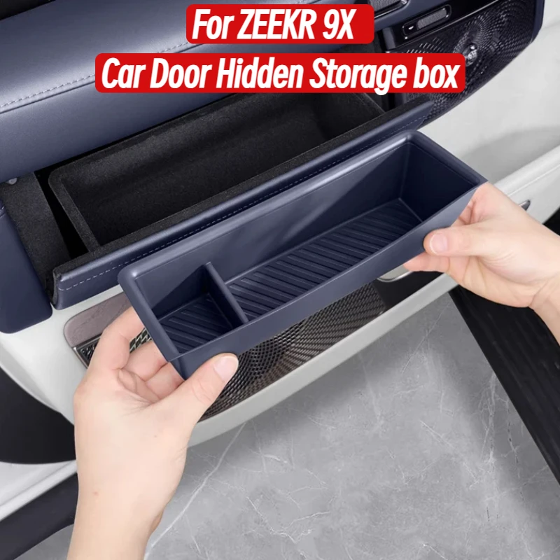 Car Door Hidden Storage box for ZEEKR 9X Interior Accessories 2025 2026