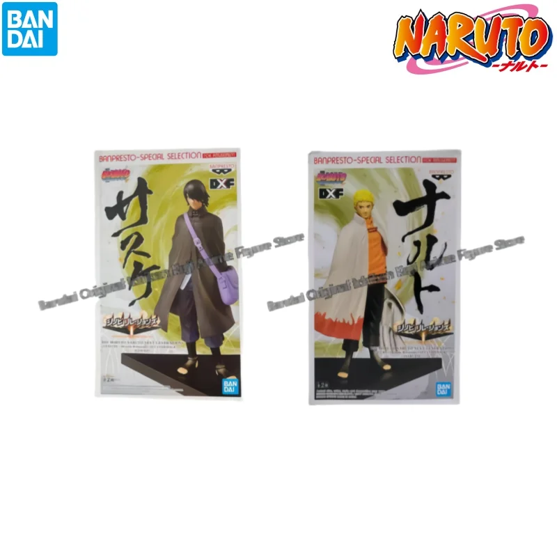 En Stock Bandai caja Original Kit de modelismo modelo Naruto Uchiha Sasuke Uzumaki Naruto personajes de Anime estatua Original coleccionable