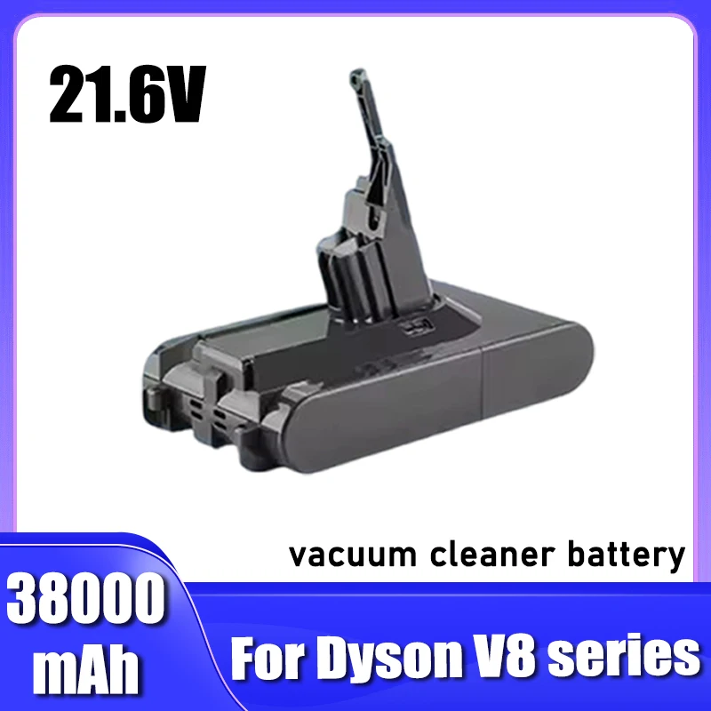 For Dyson V8 SV10 vacuum cleaner battery replacement, 21.6V lithium battery, multiple capacity options, fast charging speed