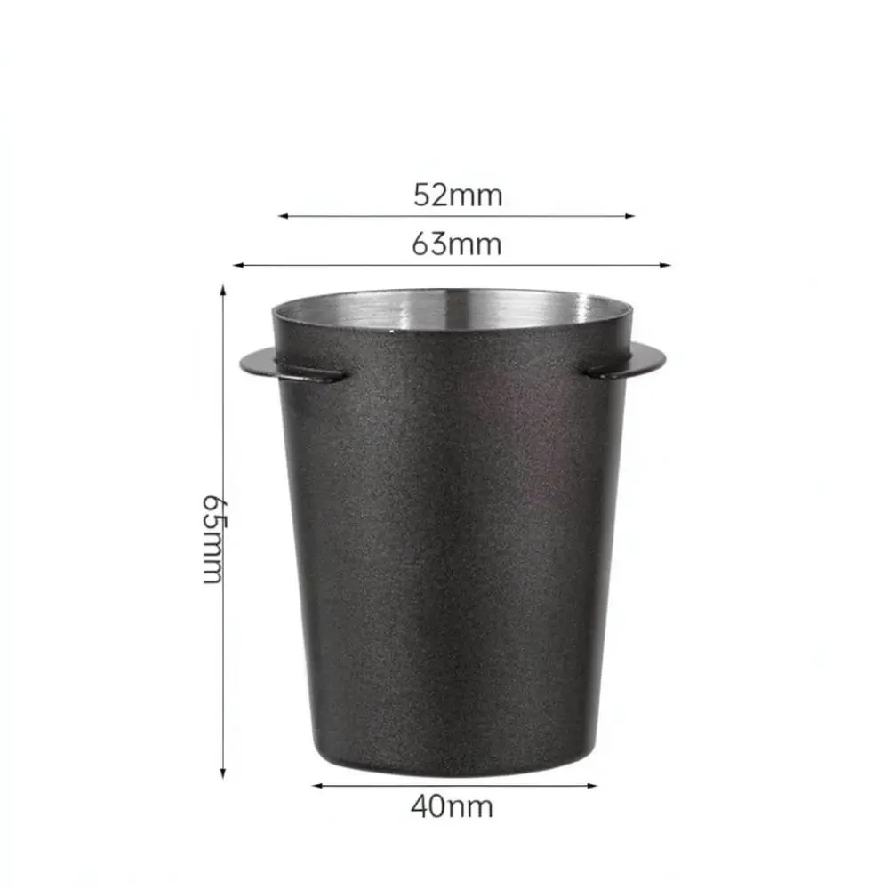 Stainless Steel Coffee Dosing Cup Espresso Powder Feeder Sniffing Mug Portafilter Accessory For Barista Home Kitchen Tool