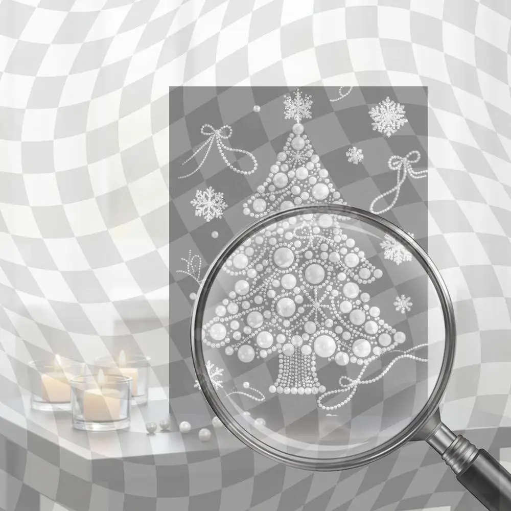 

Snowflakes DIY Pearl Painting Kit for Adult Home Wall Decor 40x50cm With Frame