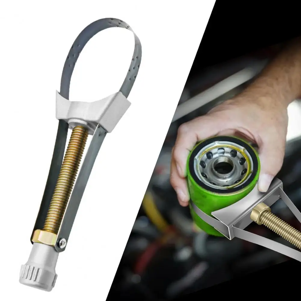 

Car Auto Oil Filter Removal Tool Oil Filter Wrench 60-120mm Diameter Adjustable Strap Wrench for Car Motorcycle Maintenance