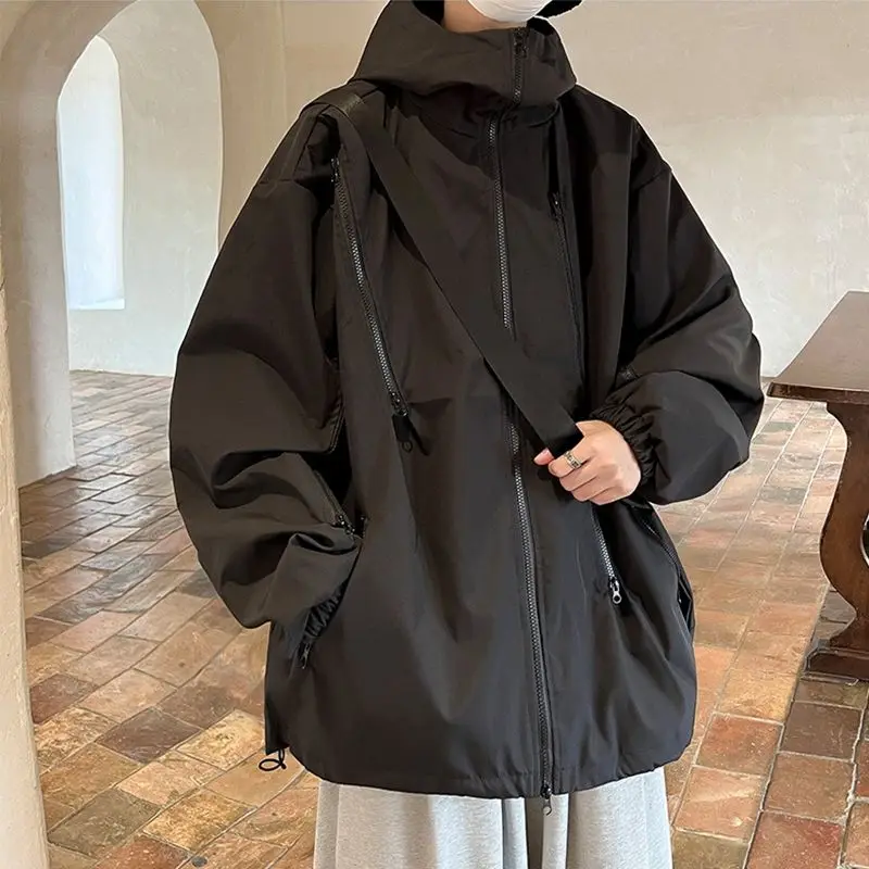 

Men's Fashion Waterproof Windproof Jacket 2025 Spring Autumn Winter Outerwear Trendy Men's Casual Outdoor Coat