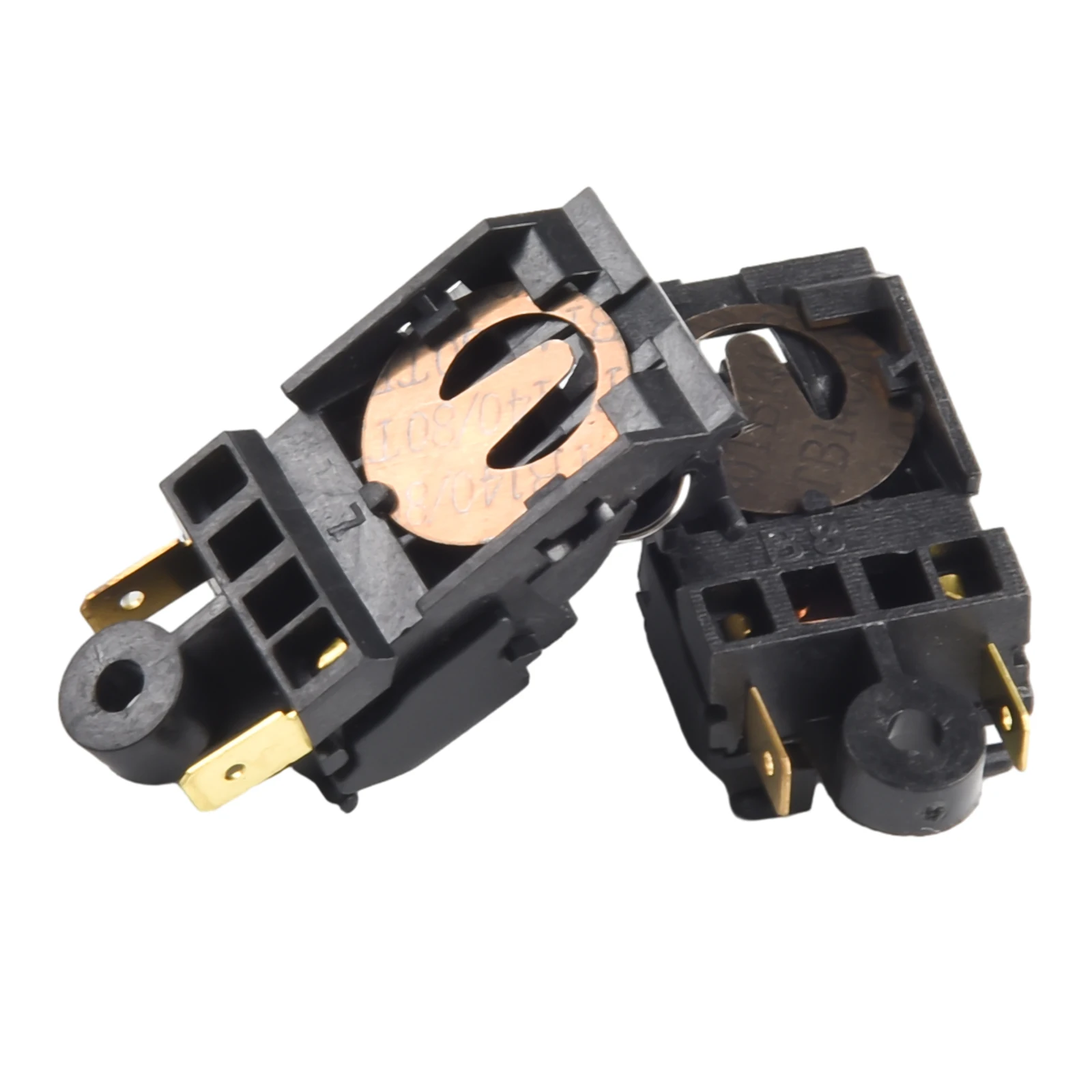 2PCS 13A/16A Power Supply Electric Kettle Thermostat Switch For Electric Appliances Metal Button Type Thermostat Thermal
