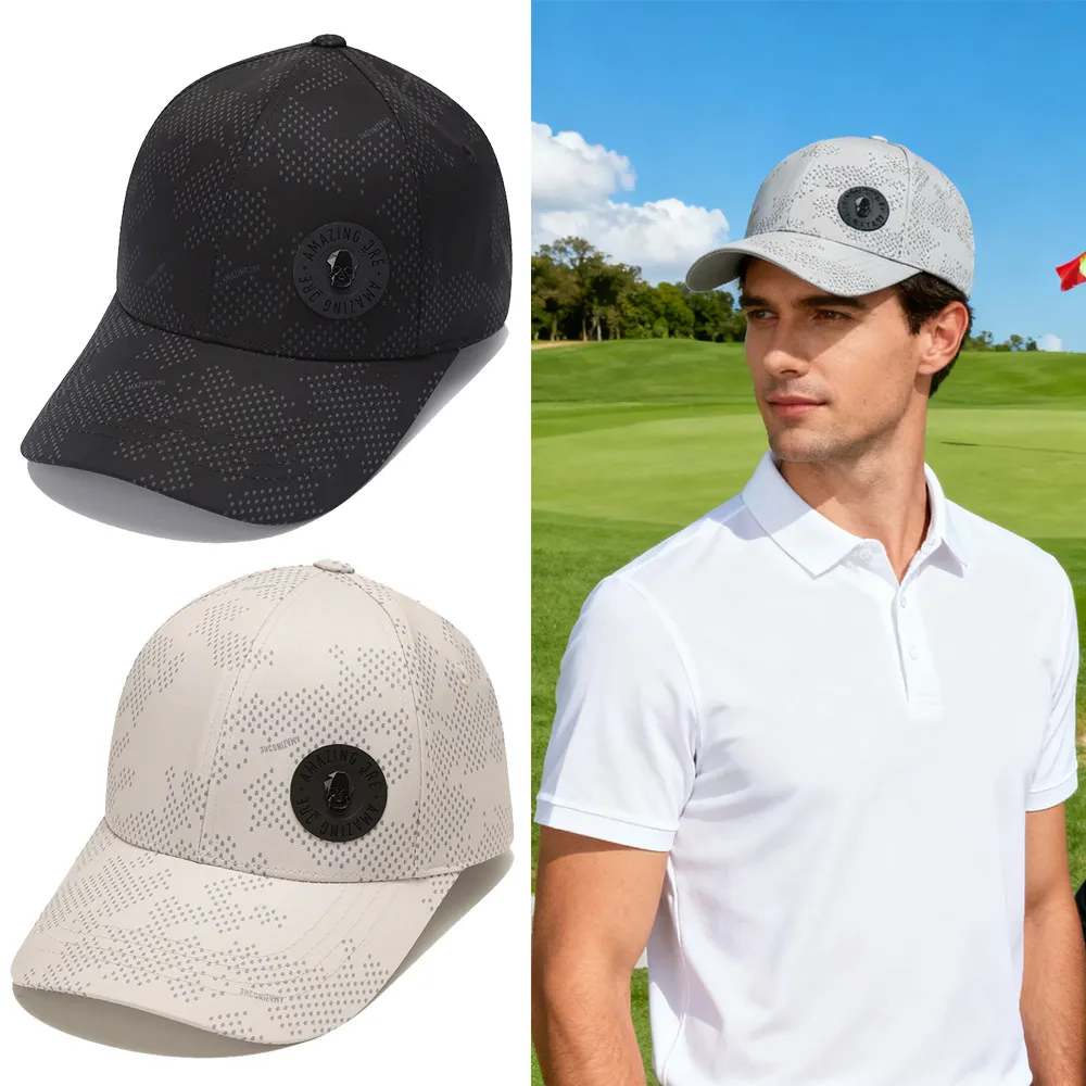 korean-version-of-golf-camouflage-embroidered-baseball-cap-men's-outdoor-casual-versatile-cap-sun-hat