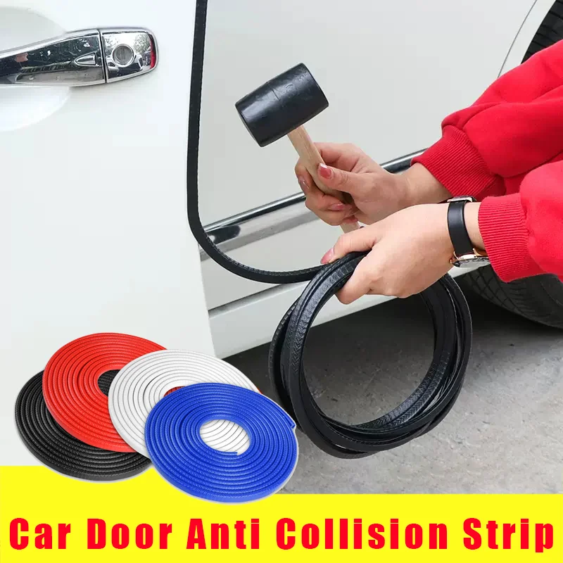 

Car Door Anti Collision Strip U Type Universal Car Door Protection Edge Guards Trim Styling Moulding Strip Rubber Scratch Bumber