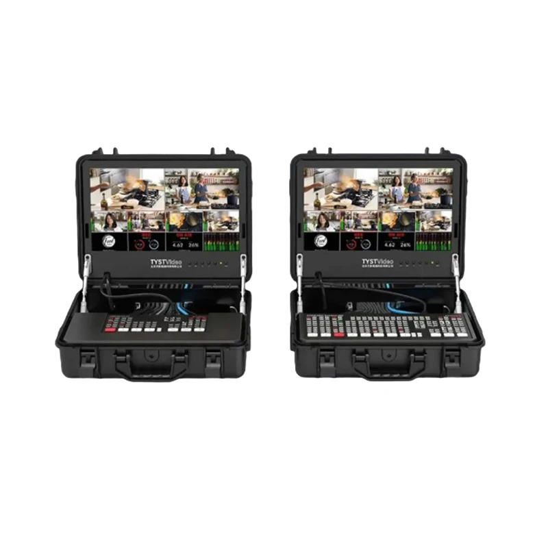 TYST VIDEO TY-ATEM MINI CASE Pro Portable Case Build-in Monitor 15.6inch 16:9 for Blackmagic Design ATEM Switcher