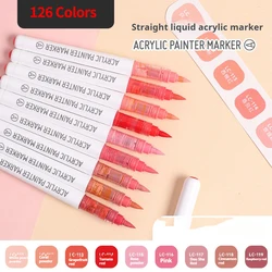 Acrylic Marker Pen Soft Head Painting Can Be Stacking Color Intelligent Control Ink Color Pens Brush Graffiti Drawing Pens Set
