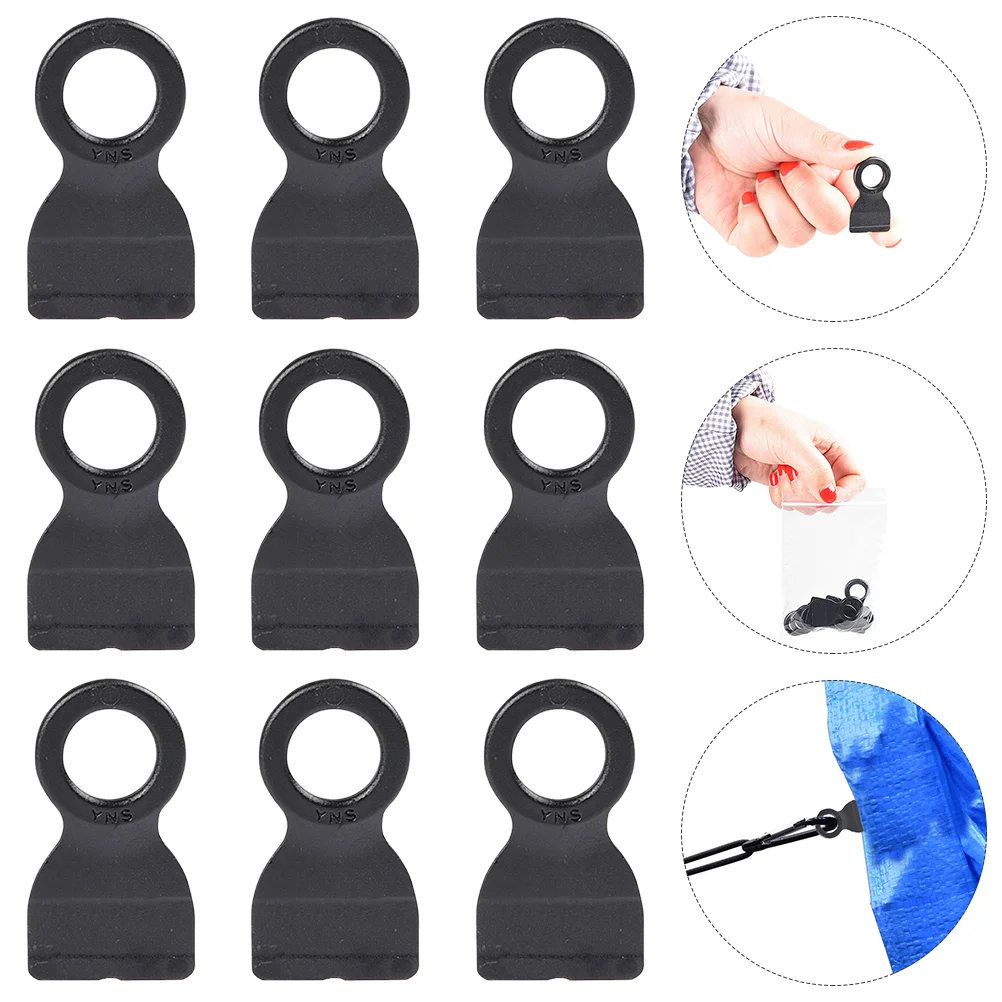 

30 Pcs Sewing Ground Fabric Fixed Buckle O-shaped Camping Tent Outdoor Rings Fixing Buckles Awning Chargeable Plastic