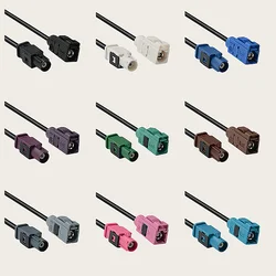 FAKRA Male to Female Reverse Camera Video Cable Adapter SYWV50-2/RTK031 Coaxial Cable FAKRA A B C D E F G H I K Z Connector