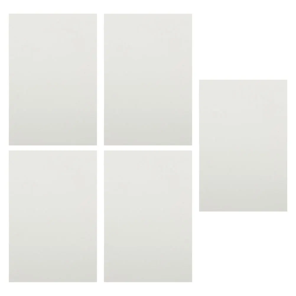 5Pcs Blank Aluminum Plates Sublimation Metal Blanks for Photo Frame DIY Craft Projects High-Quality Smooth Surface