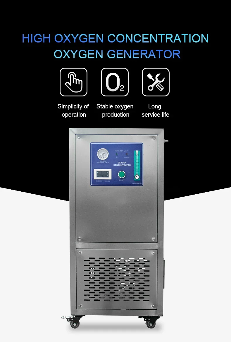 

For Qlozone Industrial Oxygen Gas Generator Qquipment With Air Compressor Fish Farm Aquaculture 20l Oxygen Concentrator
