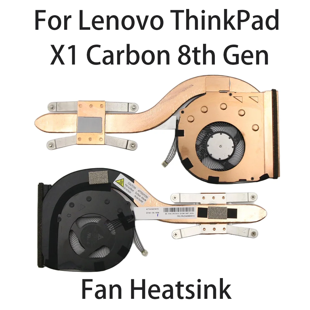 

Original For Lenovo ThinkPad X1 Carbon 8th Gen Heatsink CPU Cooler Cooling Fan FRU:5H40W65012 5H40W65013 5H40W65011 5H40W65014