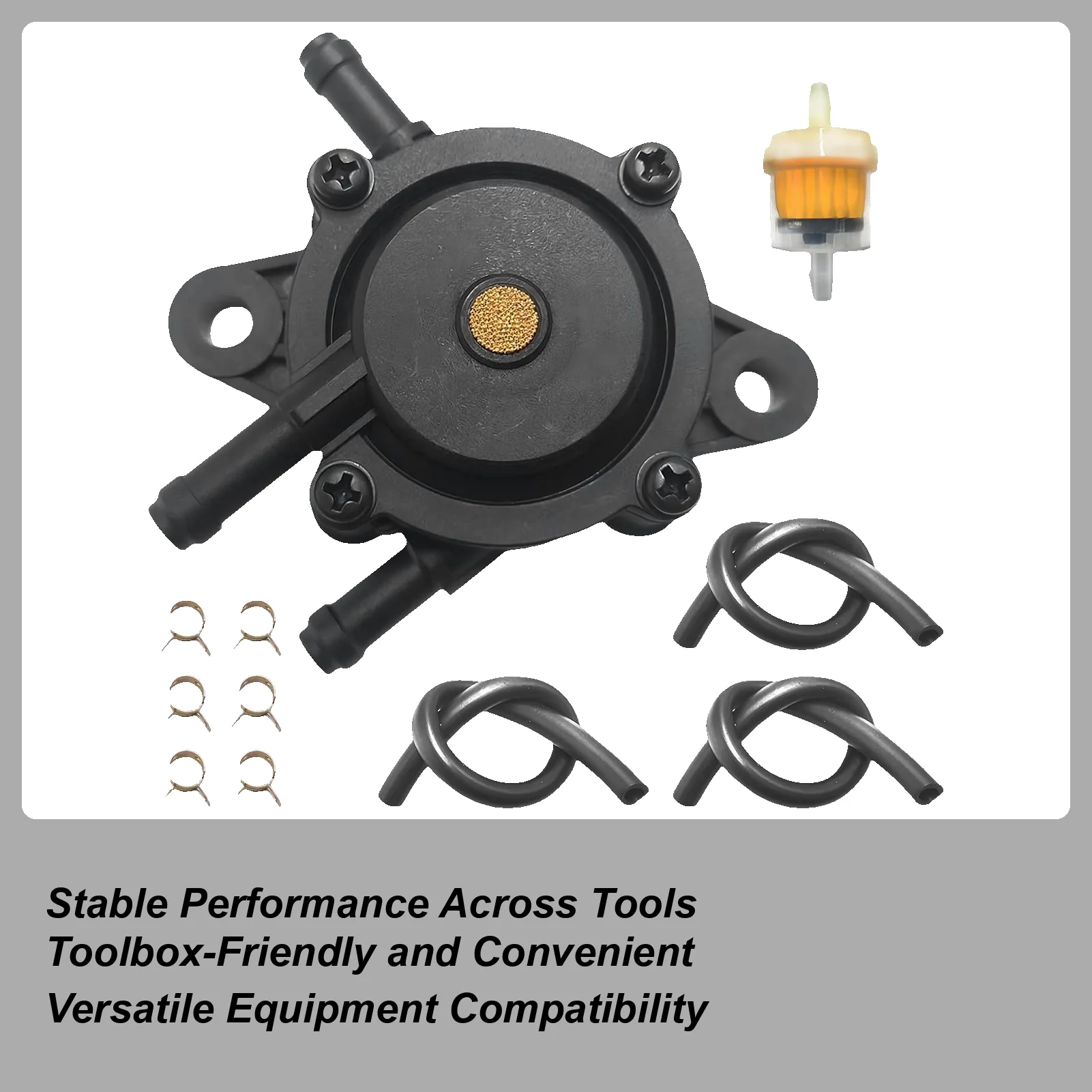 

Oil Pump With Filter And Oil Hose Golf Cart Engine Oil Pump With Filter Wear-Resistant Compact Maintenance Accessories For