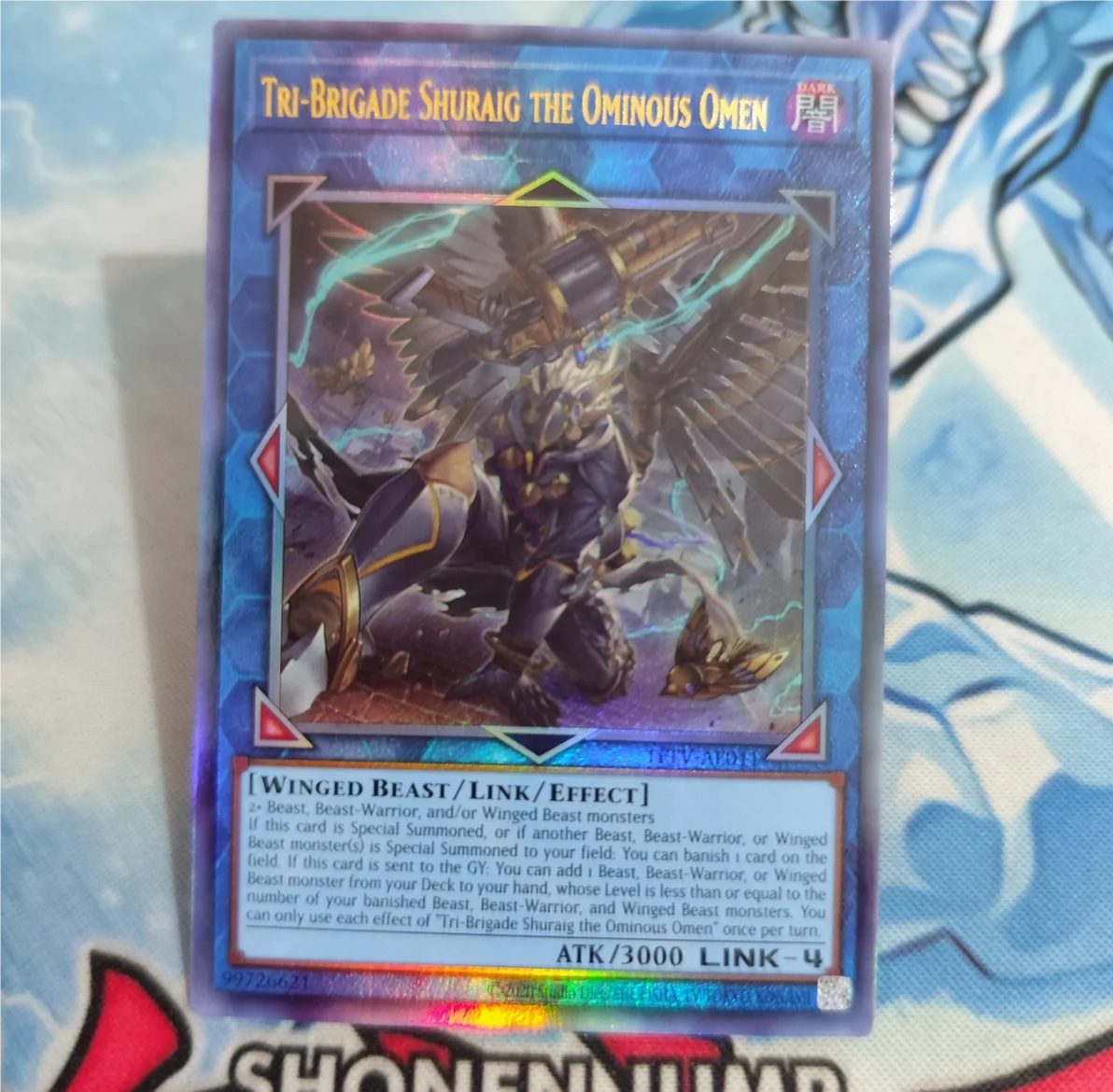 yugioh-konami-duel-monsters-tftv-ae011-tri-brigade-shuraig-the-ominous-omen-ultimate-rare-asian-english-collection-mint-card