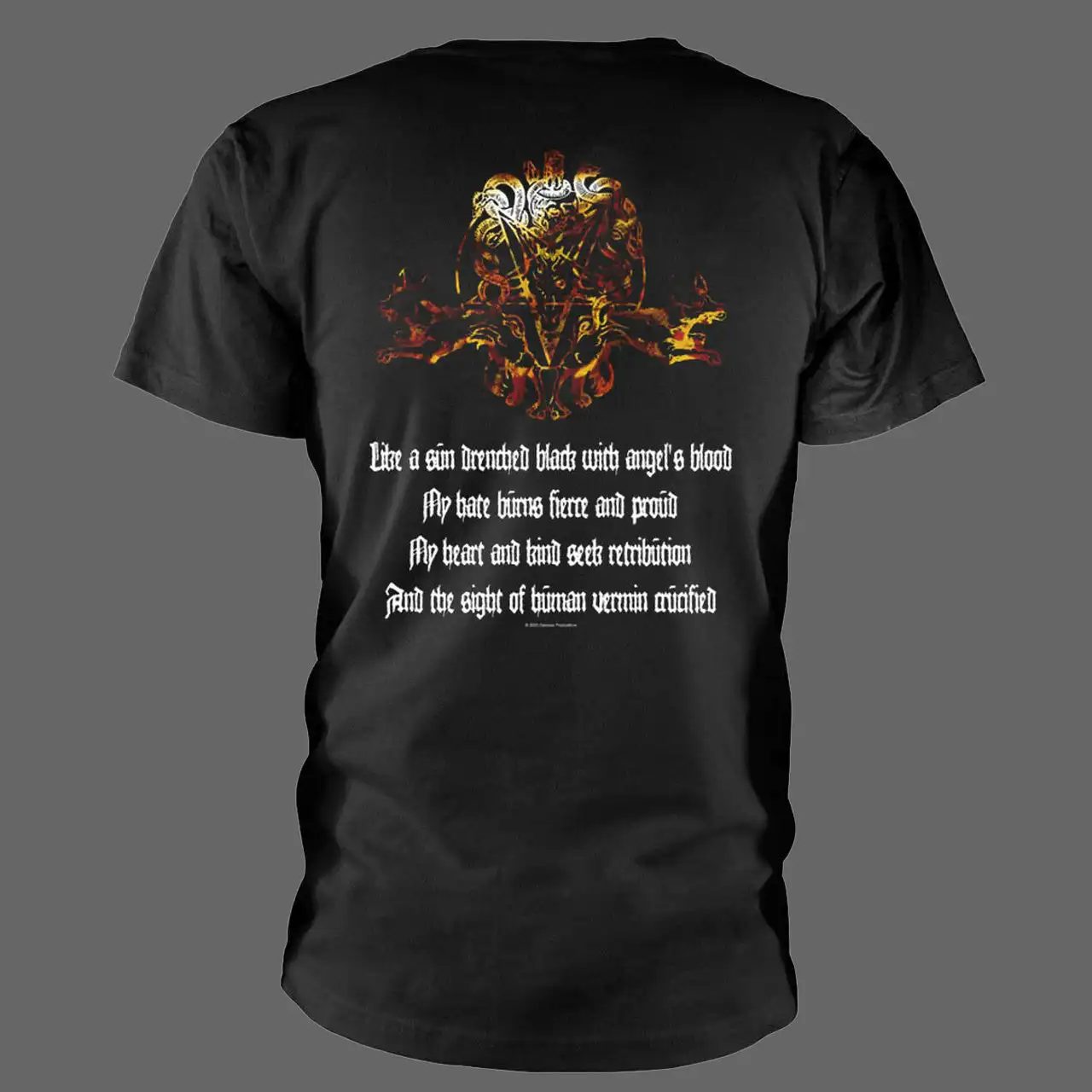 تي شيرت رياضي عصري بأكمام قصيرة مع طباعة فرقة معدنية الموت، مسامي ومناسب للارتداء اليومي #2