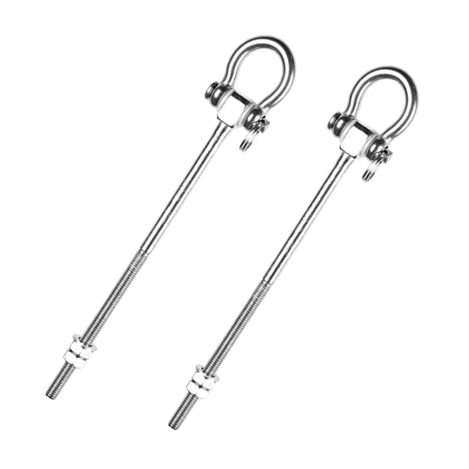 2x Heavy Duty Swing Hangers Hardware Swing Sets Stainless Steel Screw Bracket for Hammock Chair Playground Indoor Outdoor