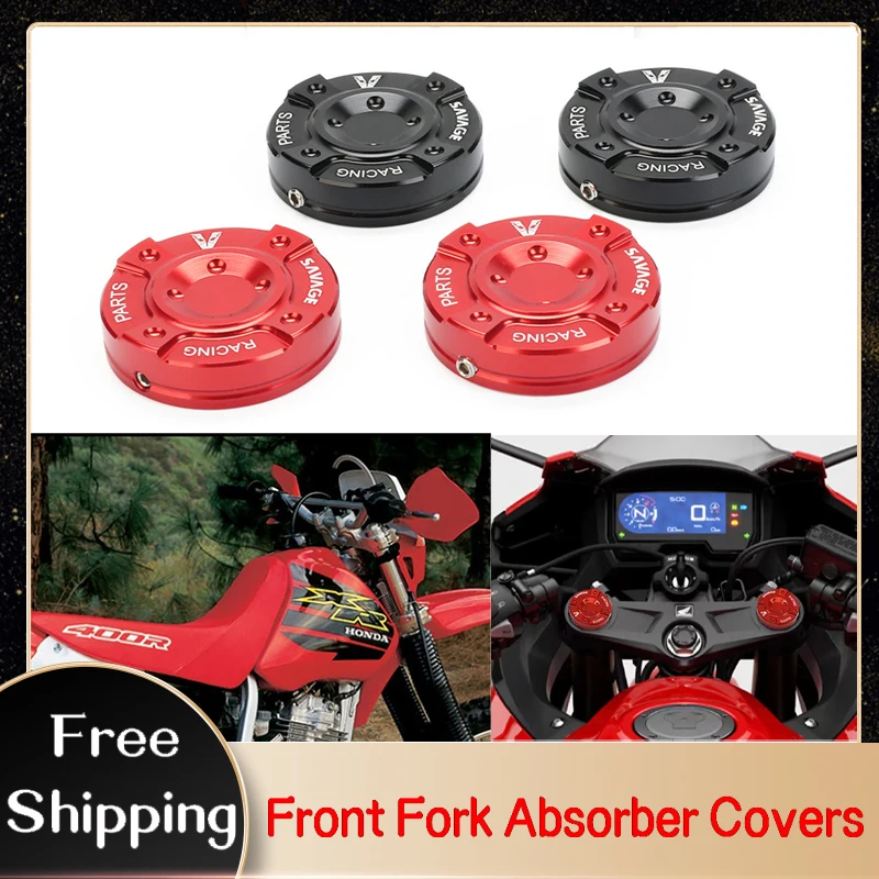 أغطية ممتص الشوكة الأمامية للدراجة النارية هوندا XR400R CMX 300/500 المتمردين NC700 750 S/X/DCT NC700D انتيجرا CTX 700N/D/DCT CBR650F
