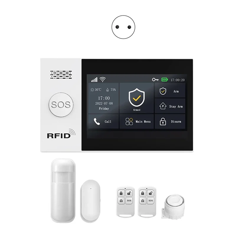 A29F-Wifi Burglar Detection Tuya Smart Wireless GSM Alarm System Real-Time Alerts For Home Garage Office Shop