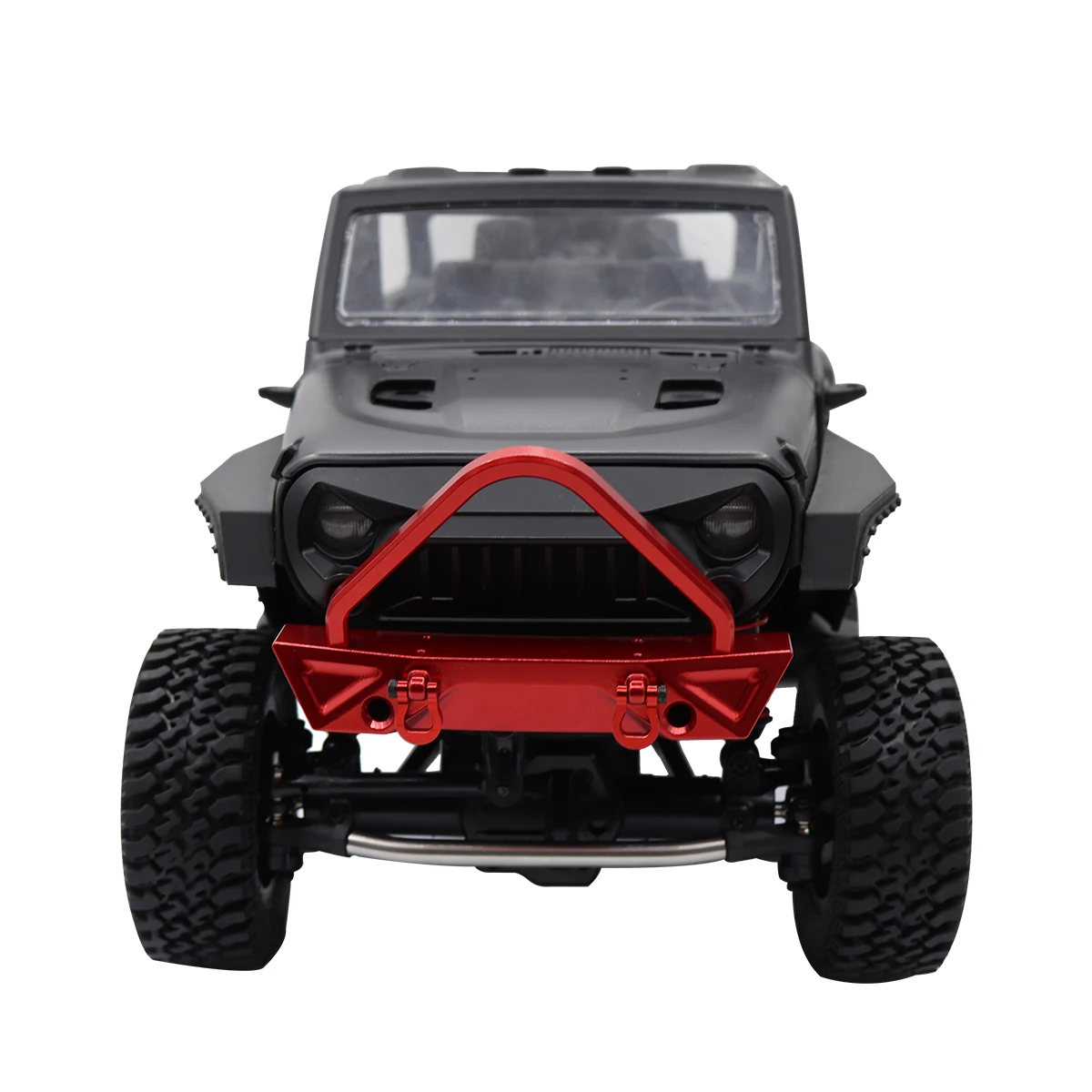 Metal Front Rear Bumper With Tow Hook Winch Hole For 1/12 MN128 1:12 MN 128 RC Crawler Remote Control Car Upgrade Parts