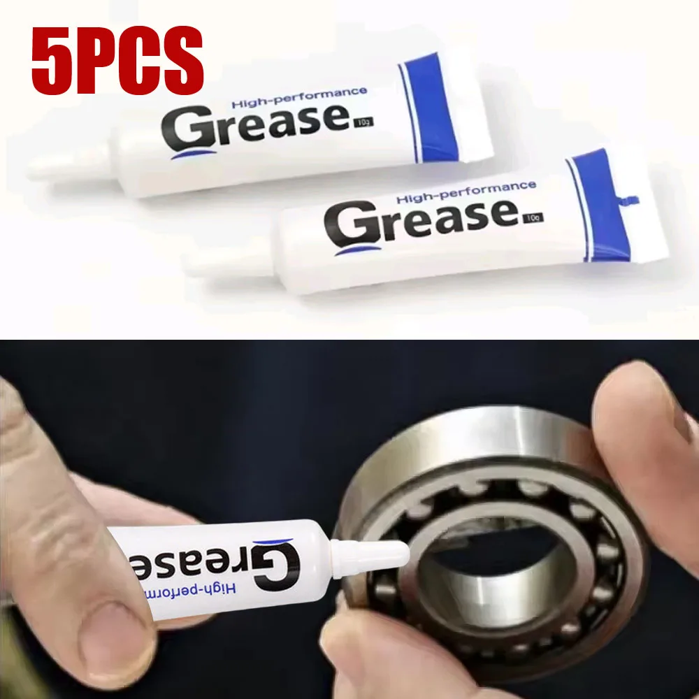 

5pcs Grease Lubricant Plastic Gear Mechanical Equipment Bearings Lubricating Tools Waterproof Bicycle Chain Gear Lubrication