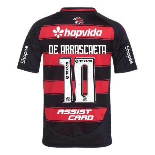 

Футболка Flamengo 25/26 Autumn Away and Home Футболка с короткими рукавами и 3D принтом, такая же для взрослых и детей