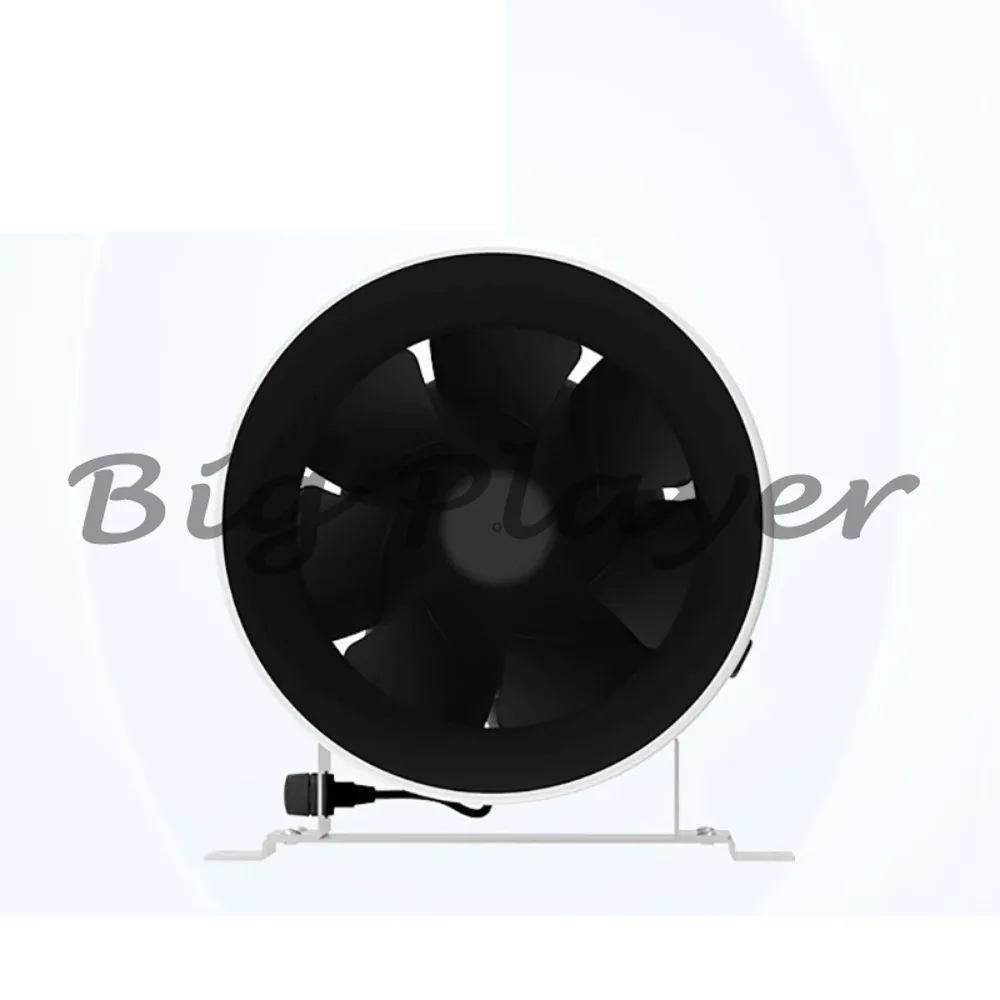 

Premium White Aluminium Exhaust Fan - 6 8 Inch Ventilation Blower Pipe Extractor Attic Fan with Speed Control