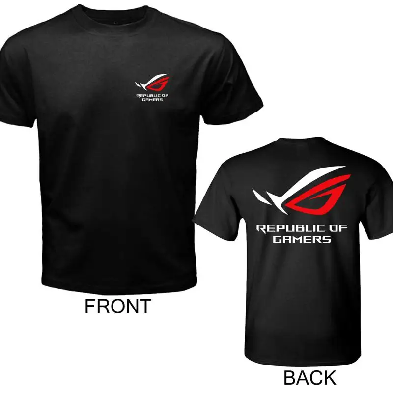 ASUS ROG Republic of Gamers Herren Schwarz Größe S bis 5XL