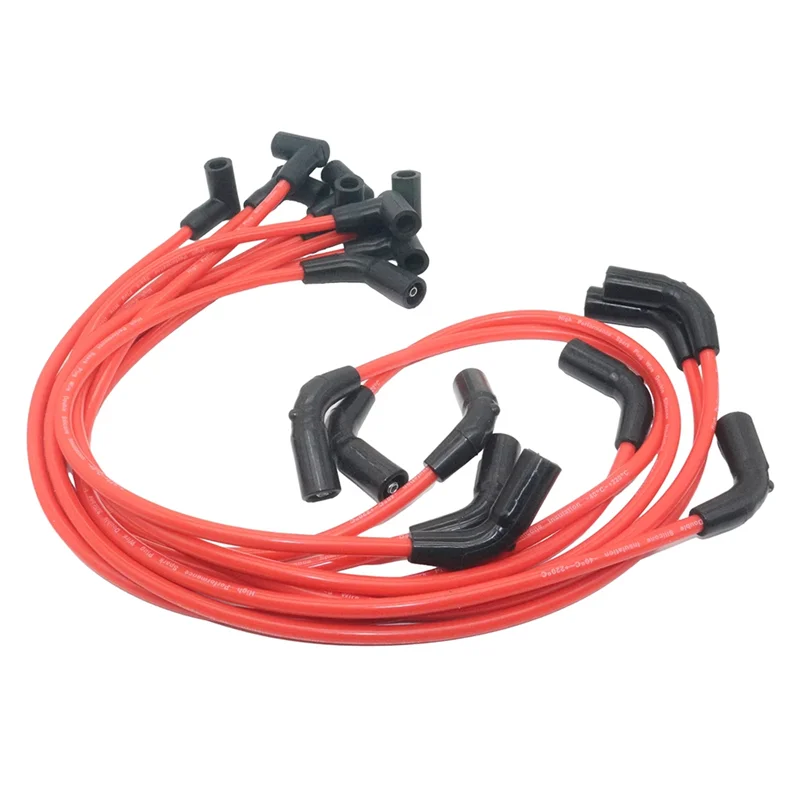 

L38A-Mallory 9-28009 Sierra 18-8828-1 For Mercruiser 5.0L 5.7L 383 377 350 V8 863656A1 Spark Plug Wire Set 84-863656A1